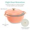 Best Choice Products 6 Quart Enamel Cast-Iron Dutch Oven, Heavy-Duty Cookware w/ Dual Handles, Lid